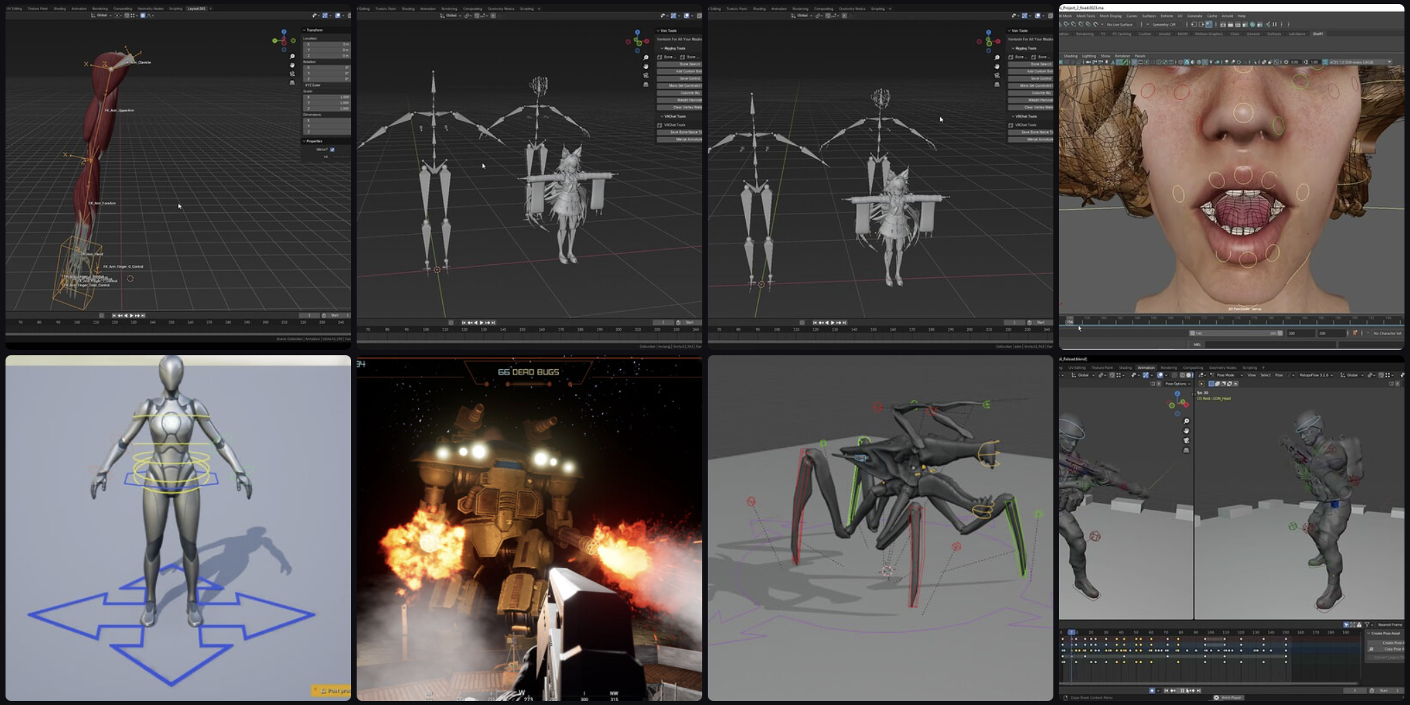 Animation Retargeting System